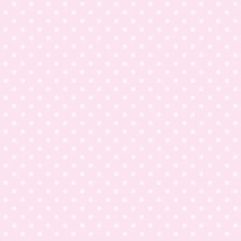 Carta da parati Pois Piccoli rosa, 53 cm x 10.05 m