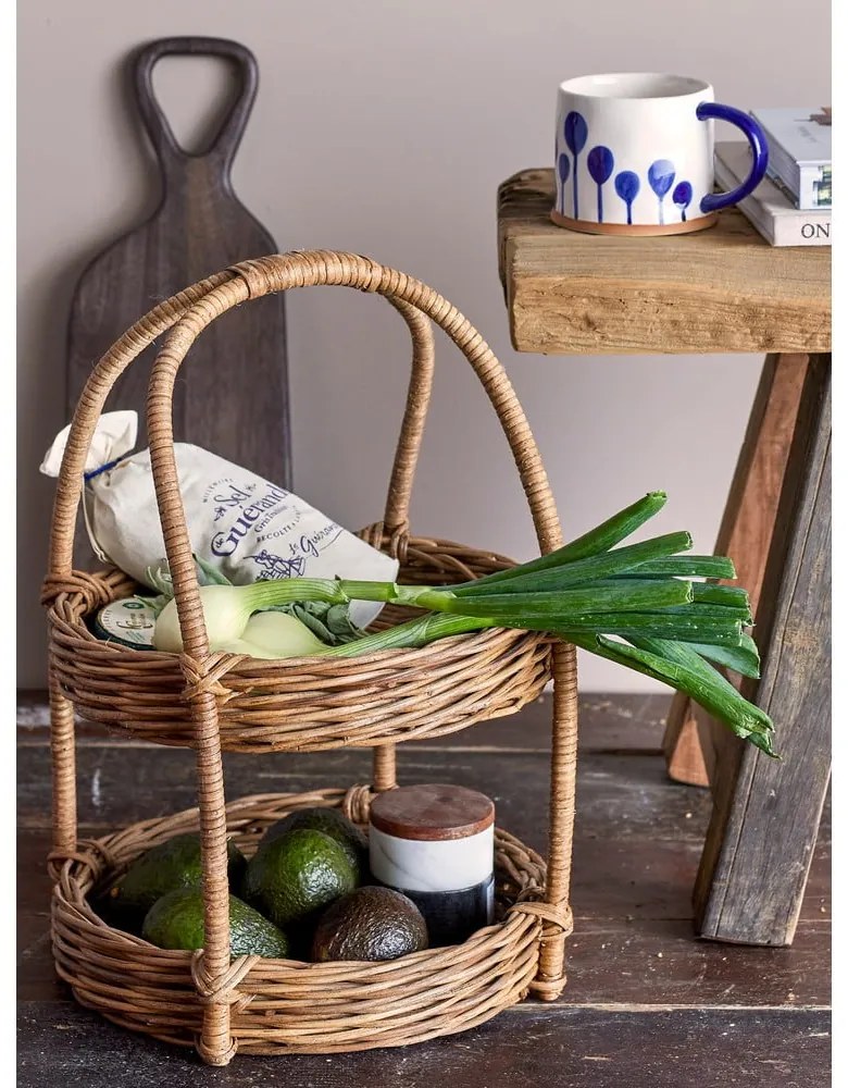 Tazze in set bianche/blu in gres 3 pz 450 ml Linora – Bloomingville