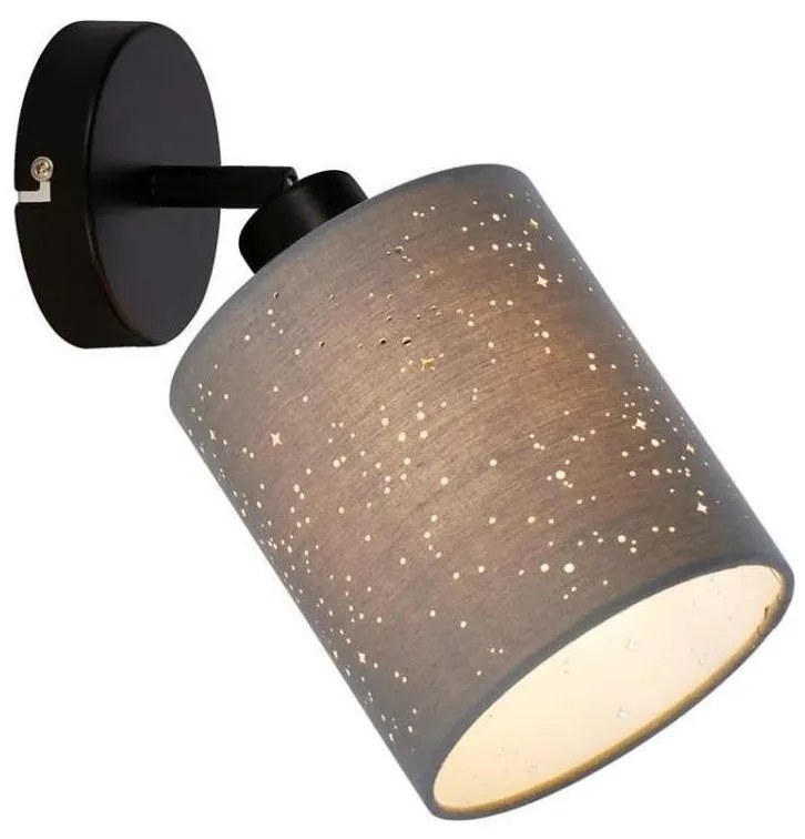 Briloner 2078-014 - Faretto da parete SPOTLIGHT 1xE27/25W/230V grigio/nero