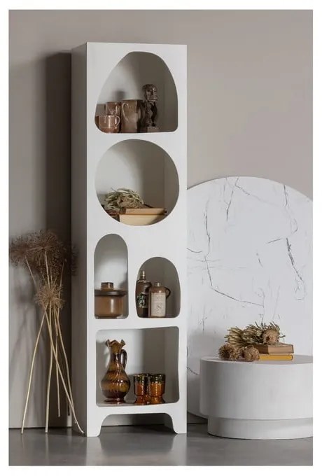 Libreria bianca 48x180 cm Caz - WOOOD