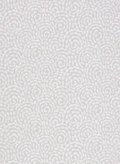 Tapete Kingsley von Nina Campbell - Dove Grey/ Ivory