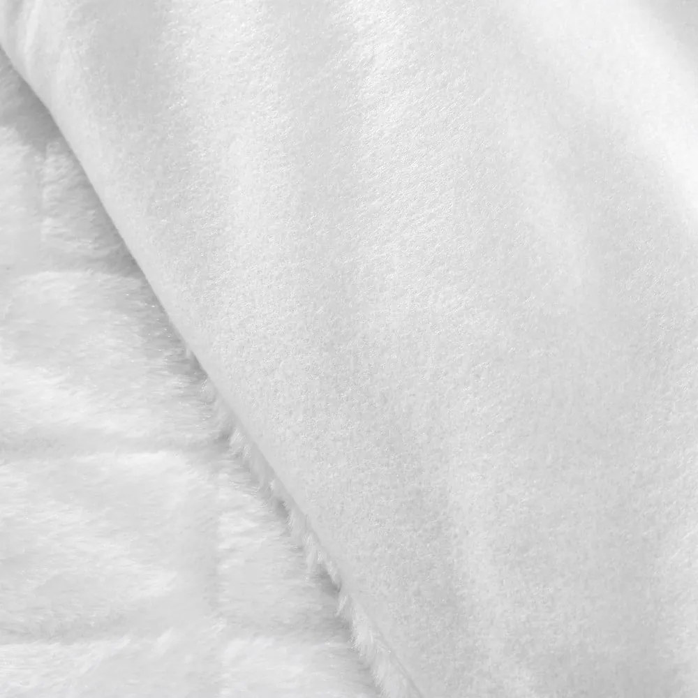Set copripiumino e federa bianco in micropile per letto matrimoniale e per letto esteso 230x220 cm Cosy Diamond – Catherine Lansfield