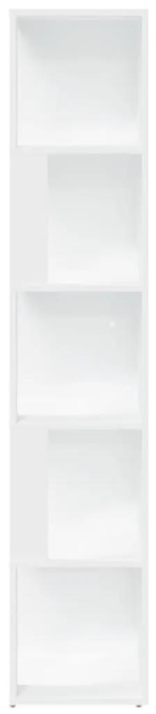 Armadio angolare bianco 33x33x164,5 cm in truciolato