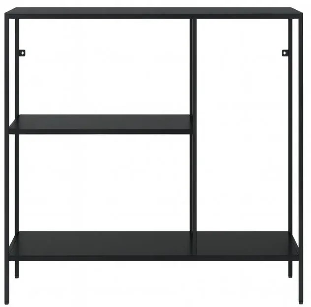 Mobile multiuso 80x80h cm in metallo grigio con vano e ripiani a giorno Jungle