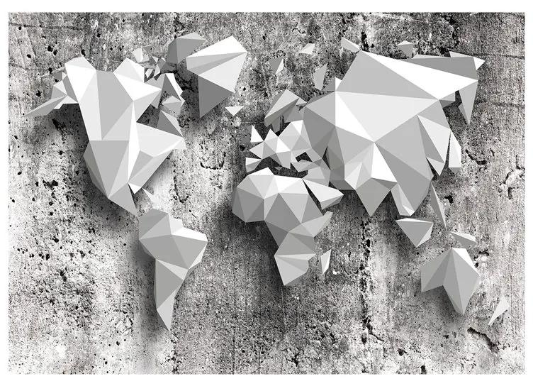 Fotomurale World Map: Origami