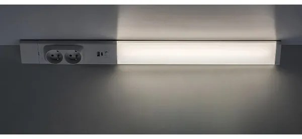 Rabalux 78042 - Lampada LED sottopensile con prese BILAL E LED/18W/230V 4000K 60 cm bianco