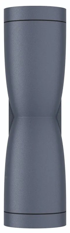 Applique Conica a Clessidra Bidirezionale, IP65 GU10 - Grigia Colore del corpo Grigio