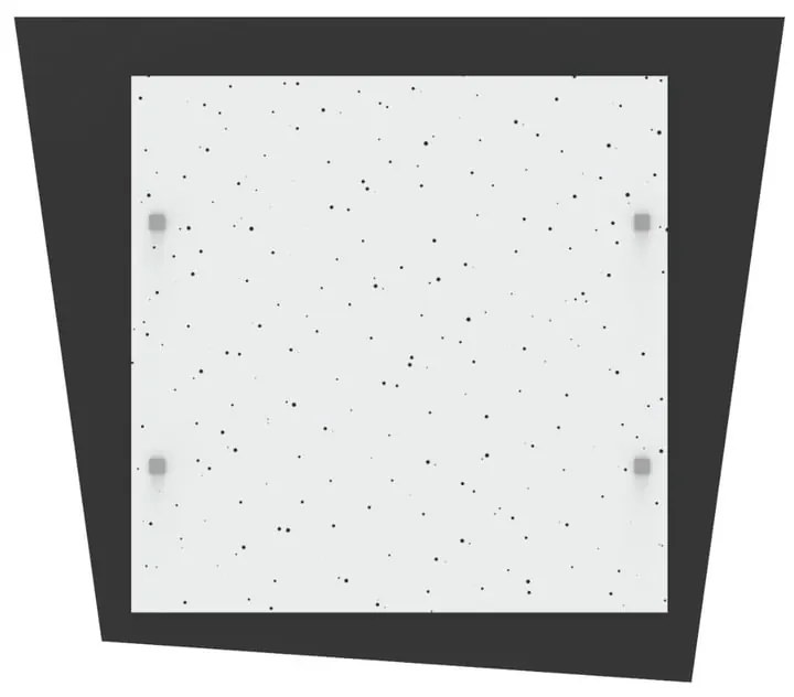 Plafoniera LED Skinny nero IP20 bianco naturale, 2794 lumen LUMICOM