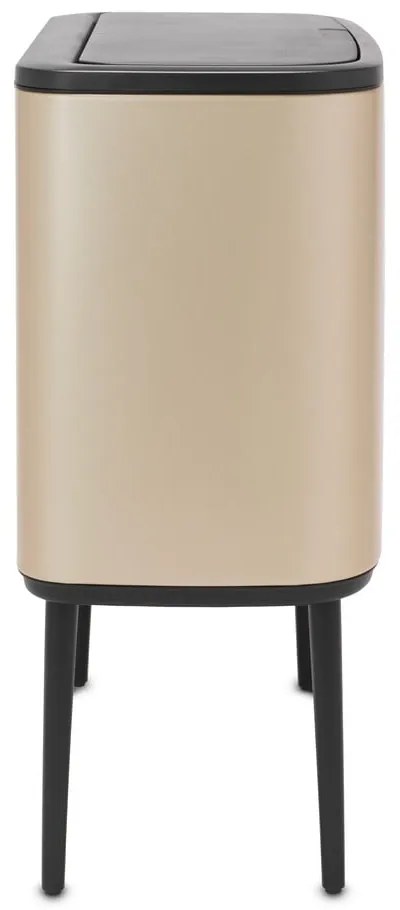 Bidone in acciaio touch in oro 36 l Bo Touch Bin - Brabantia