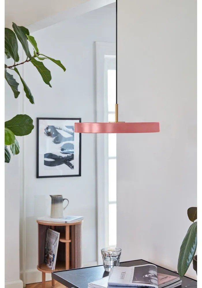 Lampada a sospensione LED rosa con paralume in metallo ø 31 cm Asteria Mini - UMAGE