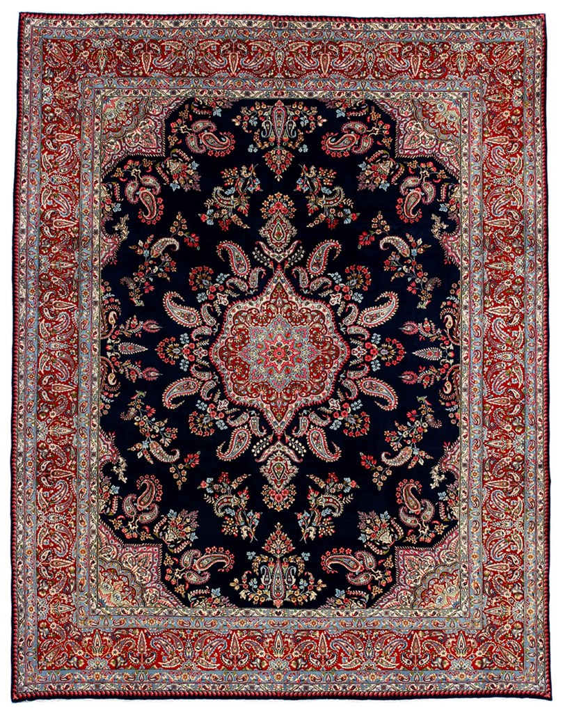 Kerman Tappeto 280 x 360 (Iran) Annodato A Mano