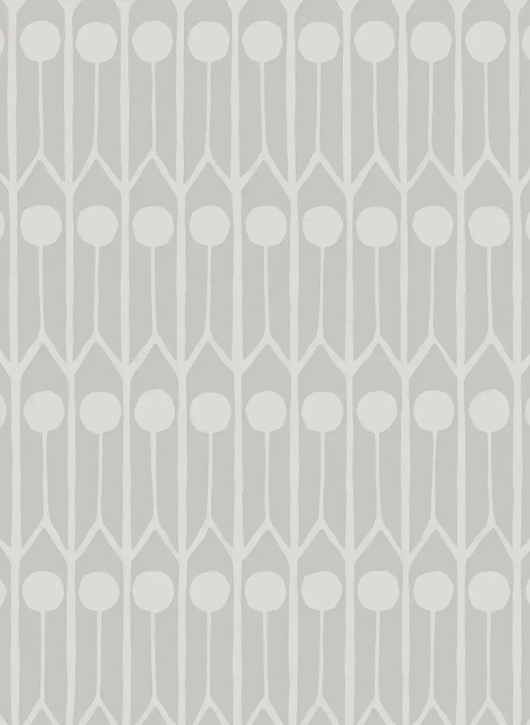 Littlephant Carta da parati Feathers - Grey/ Sandstone