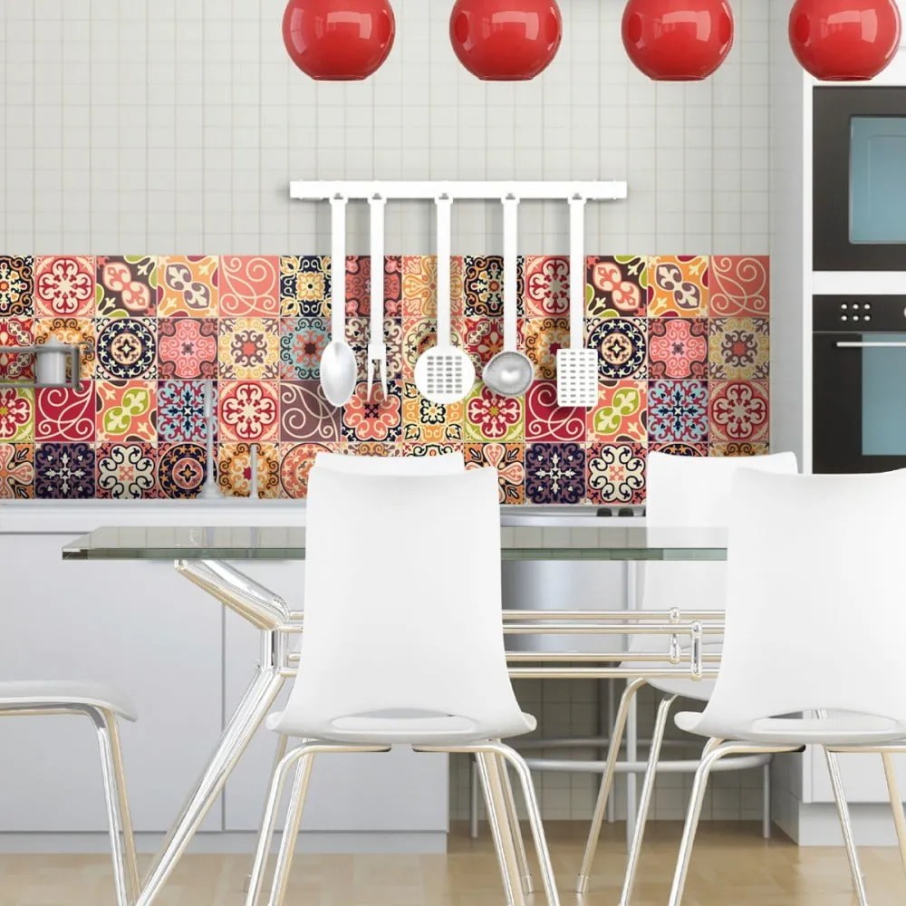 Set di 30 adesivi murali decorativi, 15 x 15 cm La Valette - Ambiance