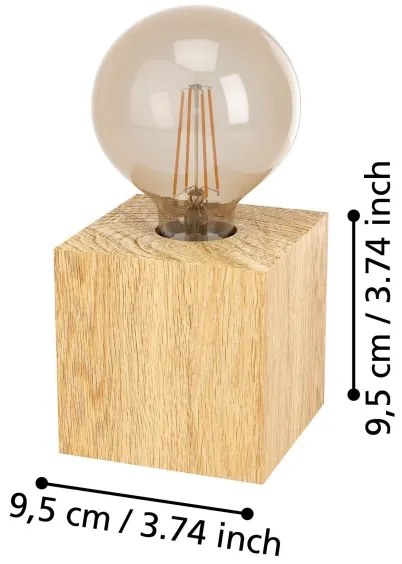 Eglo 43733 - Lampada da tavolo PRESTWICK 1xE27/40W/230V beige