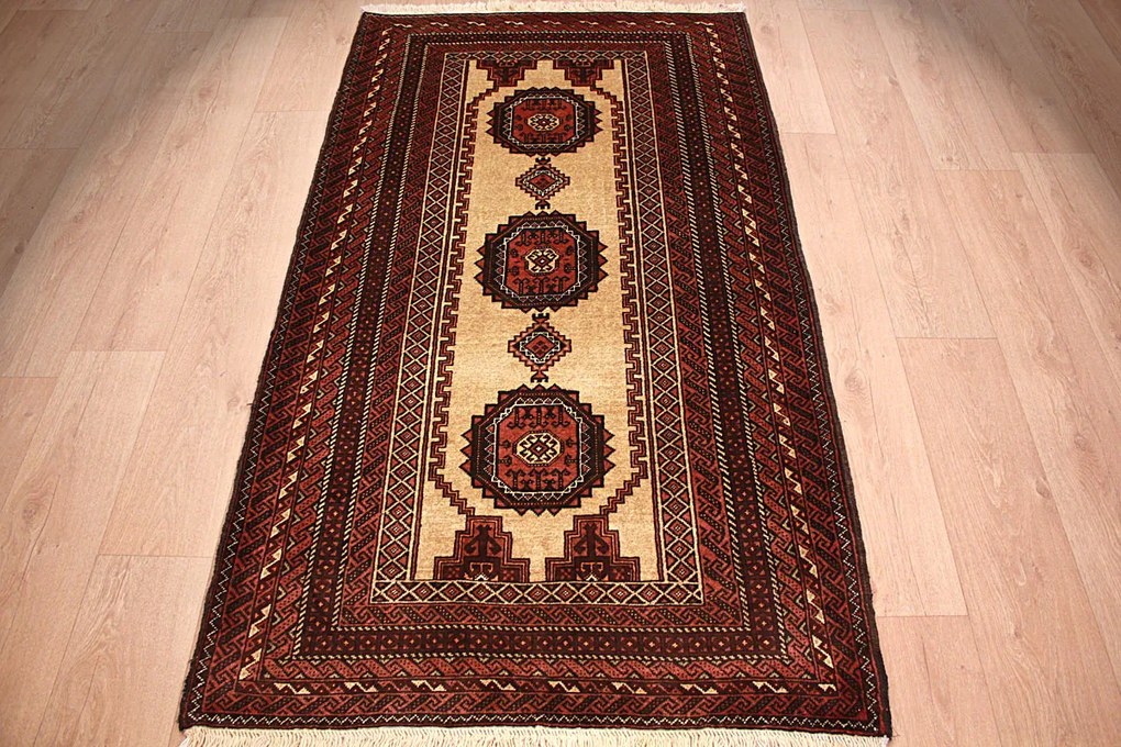 Beluch Tappeto 110 x 190 (Iran) Annodato A Mano