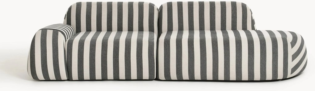 Chaise longue componibile a righe Wolke