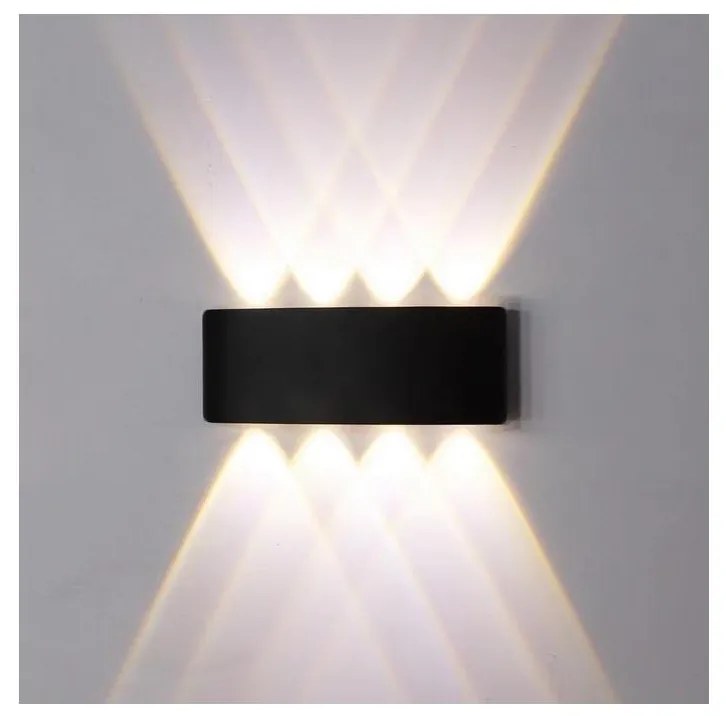 Top Lampada - Applique a LED da esterno LED/8W/230V IP44 4000K nero