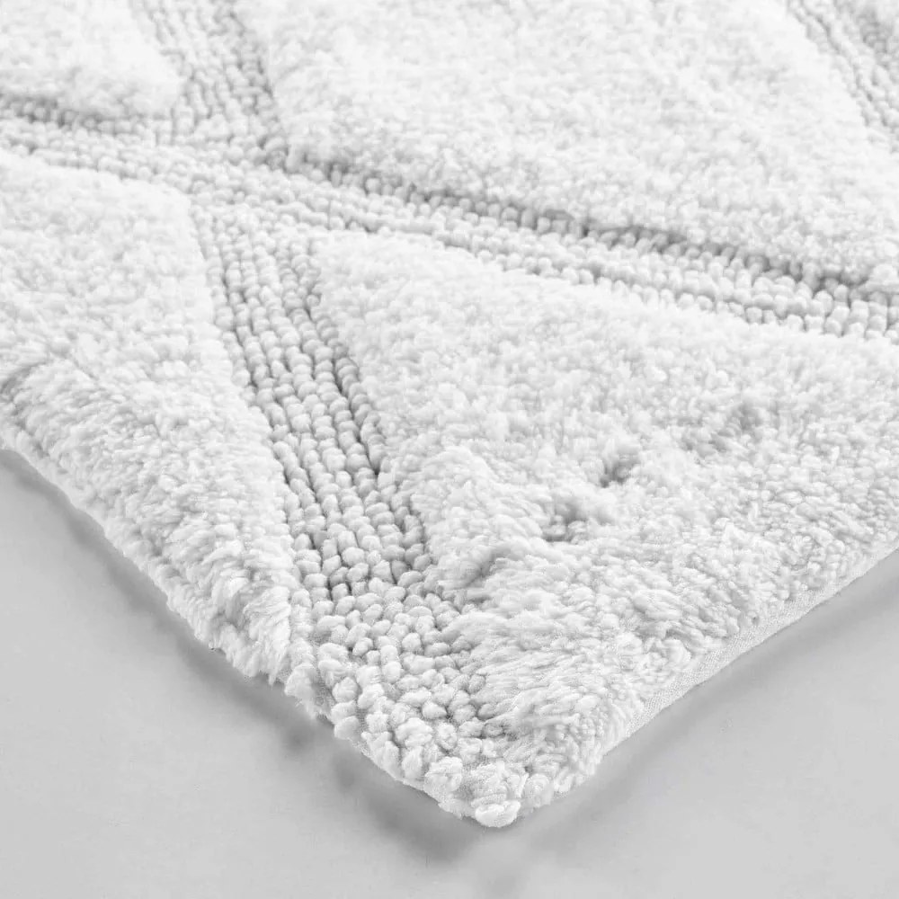 Tappetino per il bagno bianco 50x80 cm Thais – douceur d'intérieur