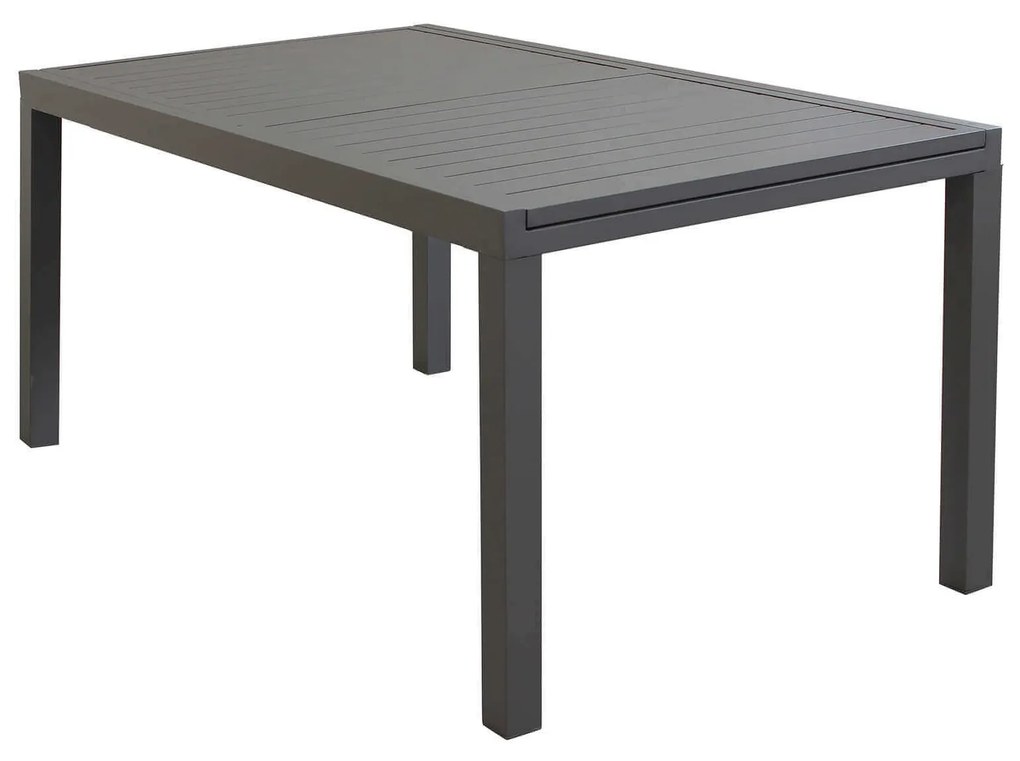 DEXTER - tavolo da giardino allungabile in alluminio da 160 x 90 cm