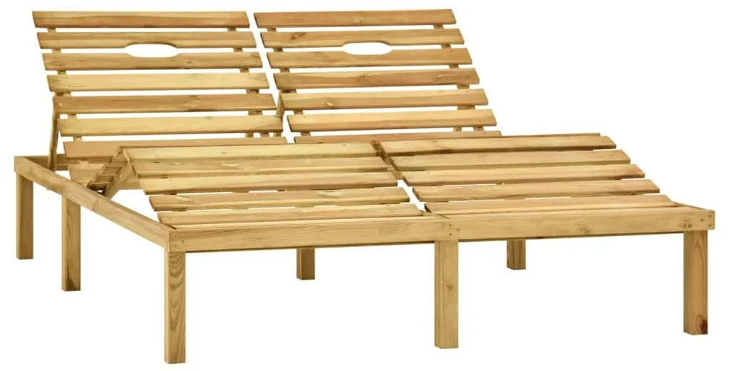 Tavolo Per Lettino Prendisole 30x30x26 Cm In Pino Impregnato 315394