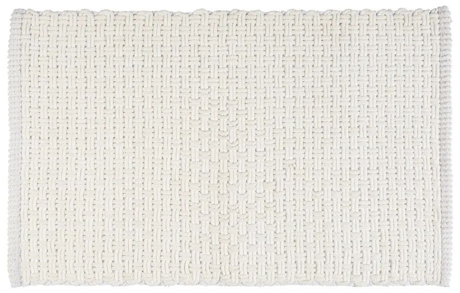 Tappetino per il bagno bianco in tessuto 50x80 cm Ecoli – Wenko