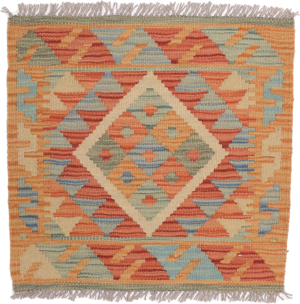 Kilim Tappeto 50 x 50 (Pakistan) Tessuto A Mano