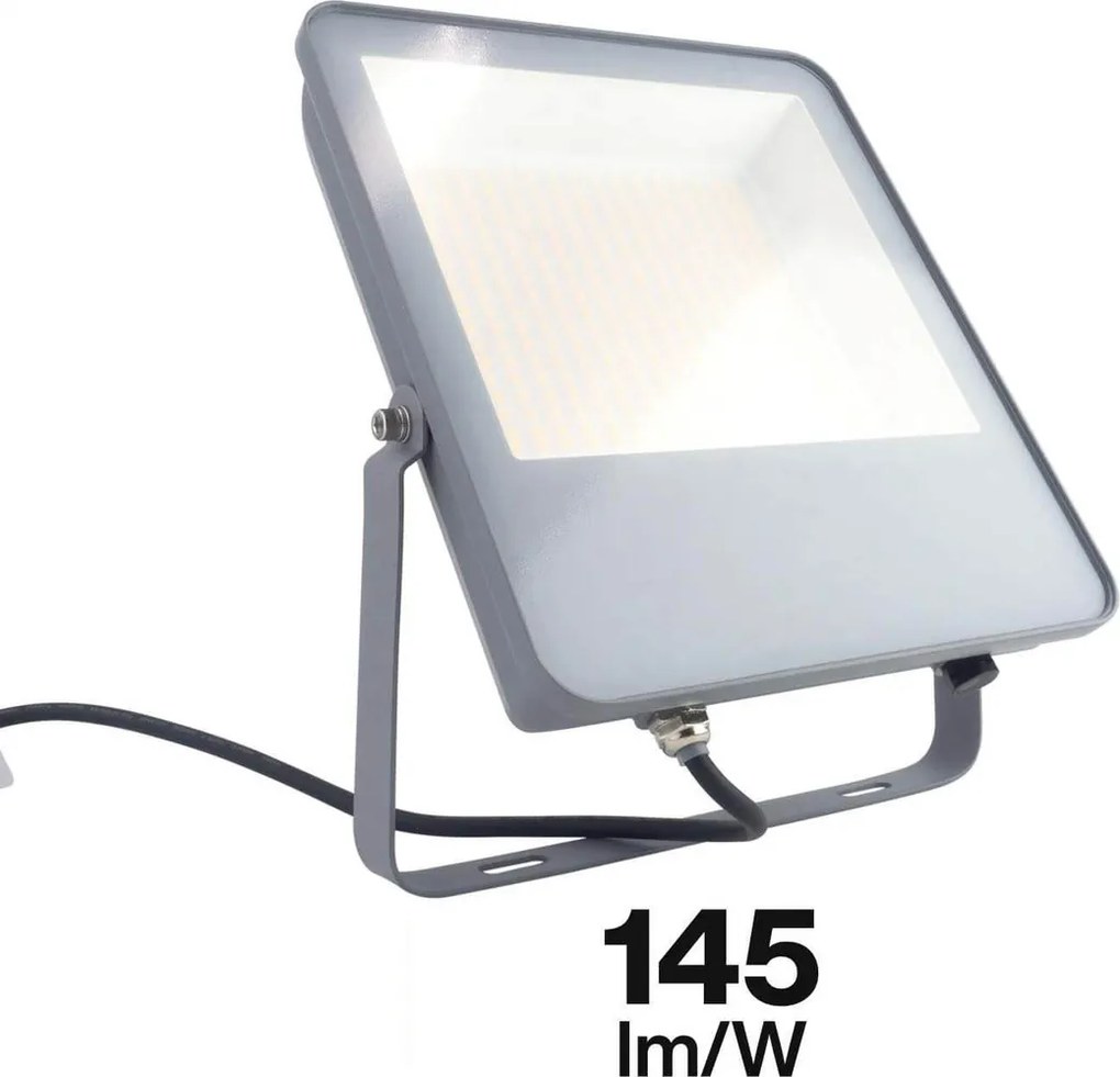 Proiettore LED 100W IP65 145lm/W con Osram chip LED Colore Bianco Naturale 4.000K