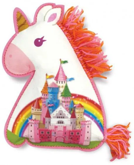 Create un cuscino a forma di unicorno