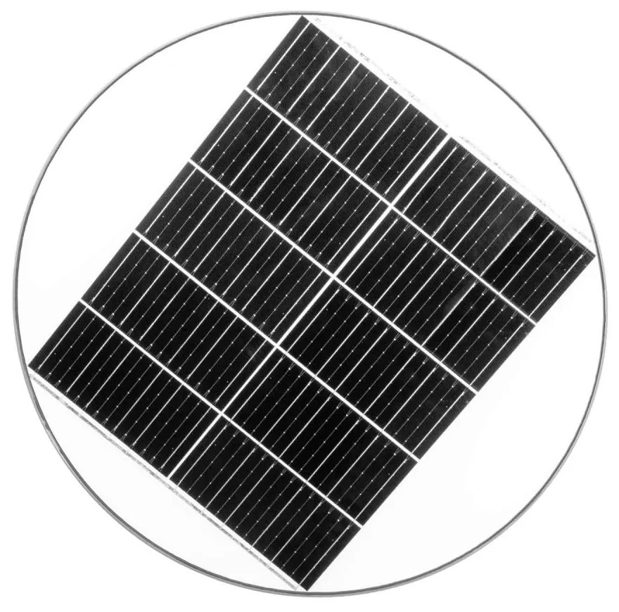 Lampione LED Solare 5000 lumen IP65, CCT e Sensore di movimento opzionale Colore Bianco Variabile CCT