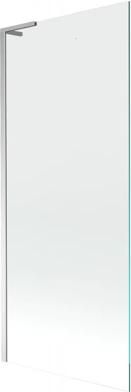 Mexen Next L parete doccia a 1 anta 80 x 150 cm, trasparente, cromato - 895-080-000-03-00-01