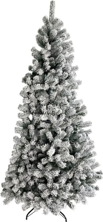 Albero di Natale artificiale innevato da parete H 210 cm x ø 126 cm