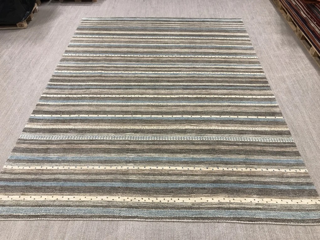 Loribaft Tappeto 380x300 Beige (Iran) Annodato A Mano