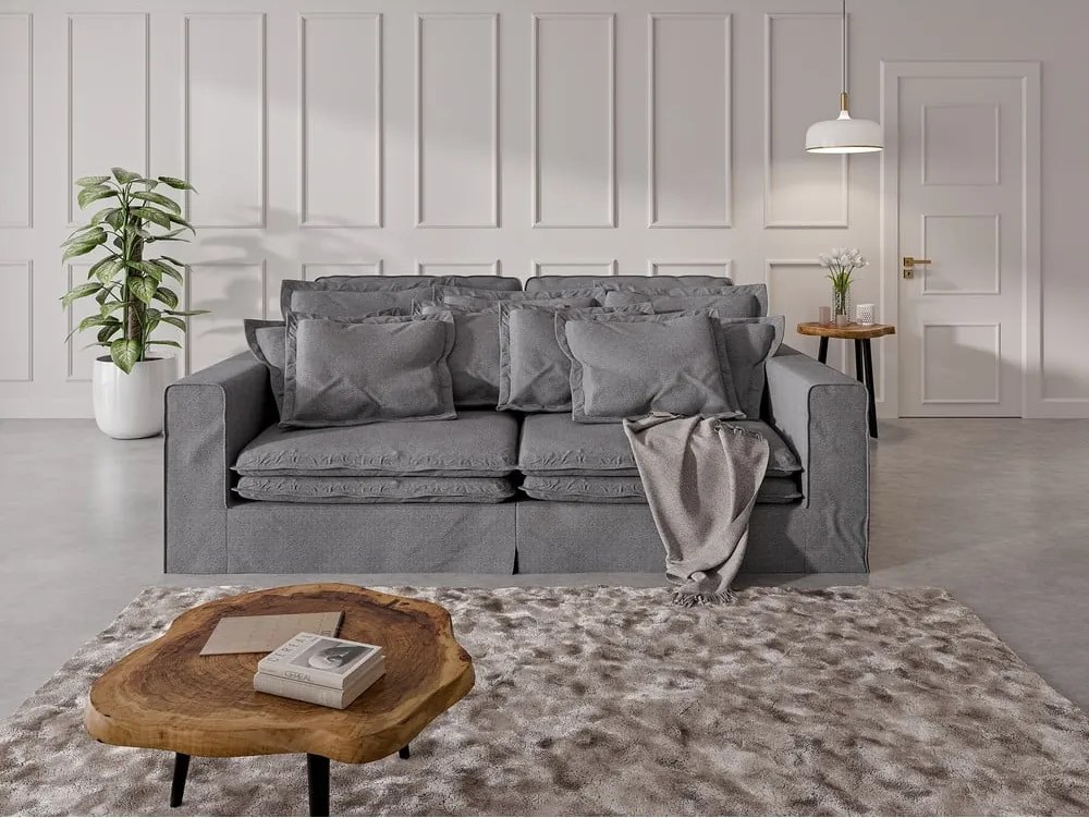 Divano grigio 236 cm Nora – Ropez