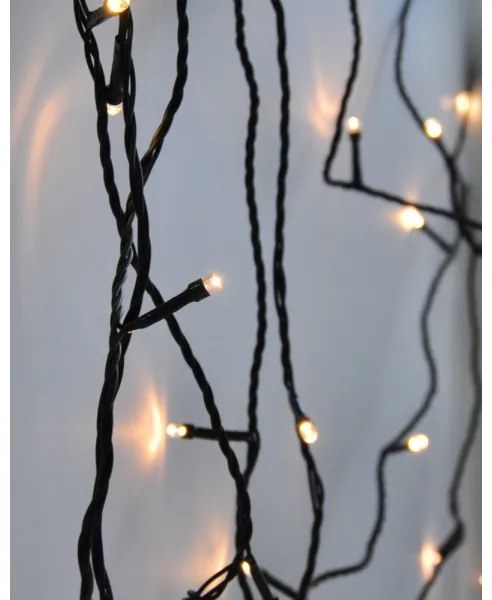 Solight 1V05-WW- Catena LED natalizia da esterno 500xLED/8 funzioni IP44 55m bianco caldo