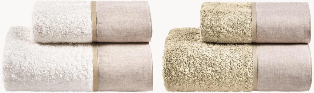 Set di 4 asciugamani in cotone Codewashed