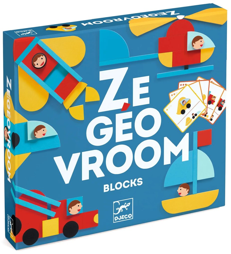 Forme geometriche - puzzle - veicoli