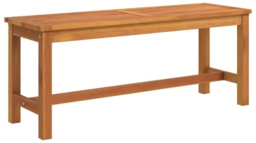 Panca da Giardino 110x35x45 cm in Legno Massello di Acacia