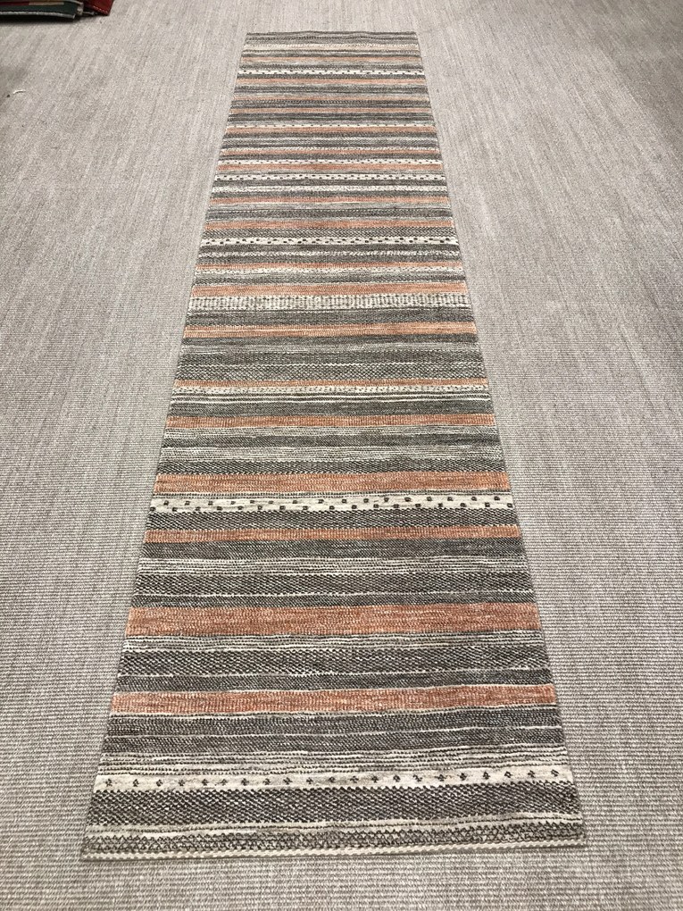 Loribaft Tappeto persiano 80x350 Beige (Iran) Annodato A Mano