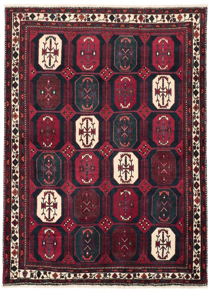 Afshar Tappeto persiano 170x220 (Iran) Annodato A Mano