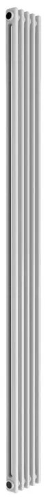 Termosifone in acciaio tubolare 2 colonne 5 elementi interasse 1735 mm ERCOS Comby bianco