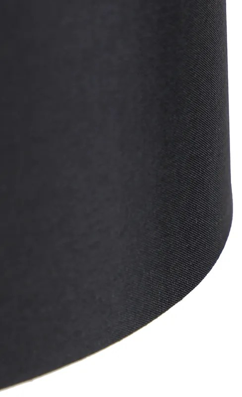 Lampada da terra moderna nera - Lofty