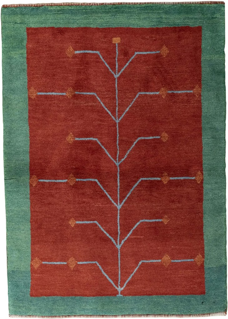 Gabbeh Tappeto persiano 160x110 Rosso (Iran) Annodato A Mano