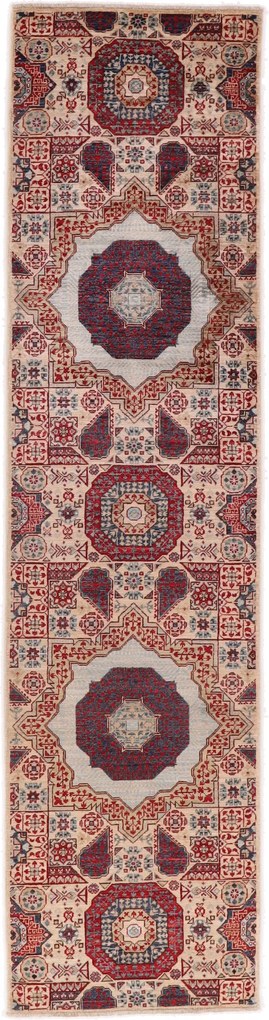 Mamluk Tappeto orientale 80 x 300 (Afghanistan) Annodato A Mano