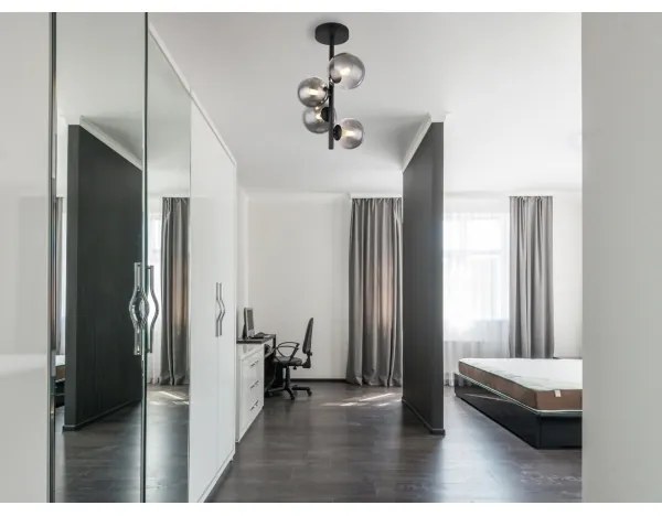 Globo 56133-4D - Lampadario a sospensione con supporto rigido LED RIHA 4xG9/3W/230V