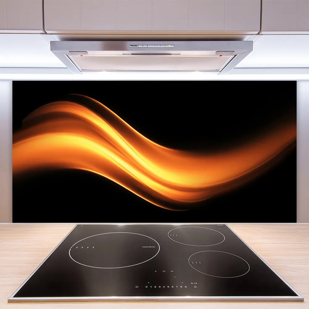 Pannello cucina paraschizzi Grafica di astrazione 140x70 cm