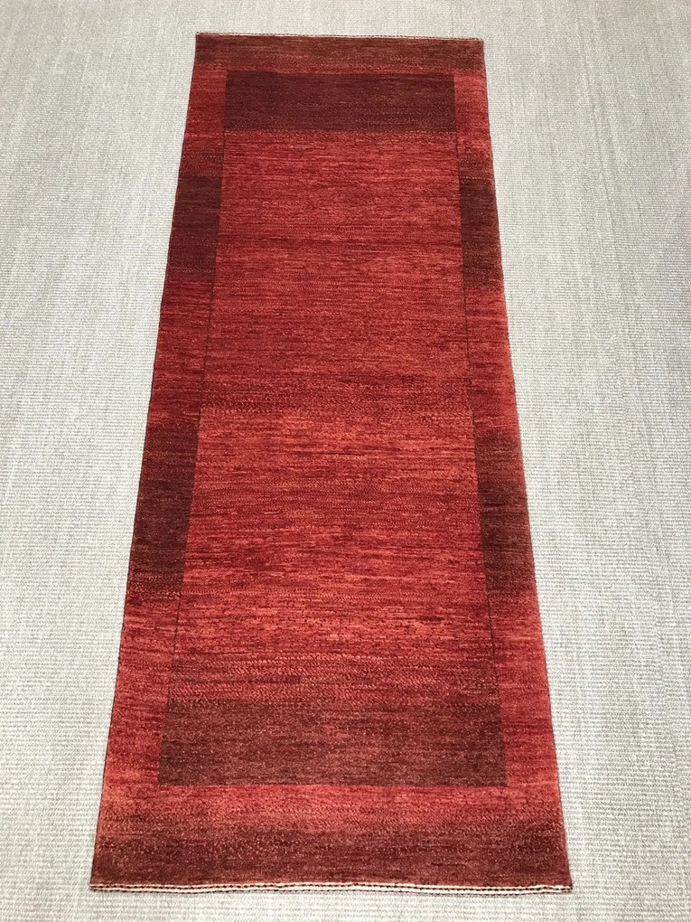 Loribaft Tappeto persiano 190x70 Rosso (Iran) Annodato A Mano