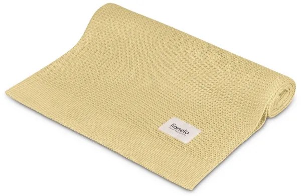Lionelo - Coperta in bambù BAMBOO BLANKET 75x100 cm Giallo Limone