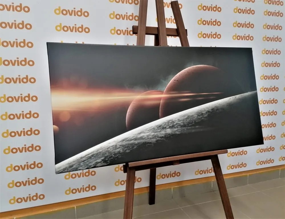 Quadro su tela – Pianeti nella galassia