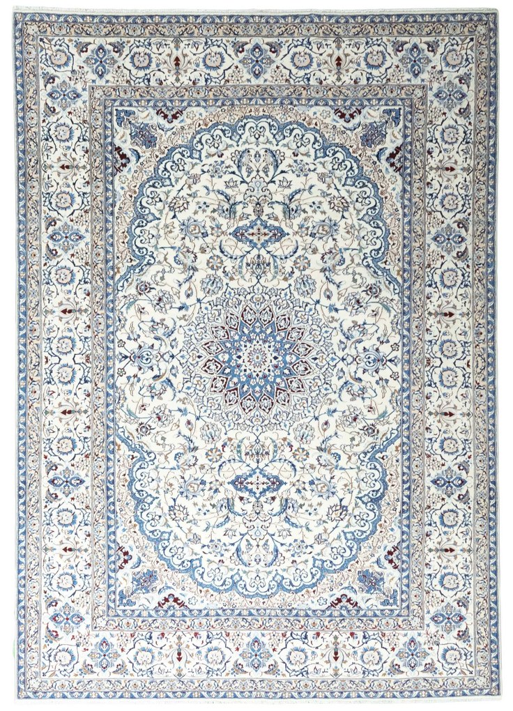 Nain Tappeto 250 x 360 Beige (Iran) Annodato A Mano