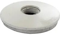 5Cf Scatolo Rondelle Fette Tonde Con Guarnizione 6,7X22 Mm Bianco Grigio (Pz.25)